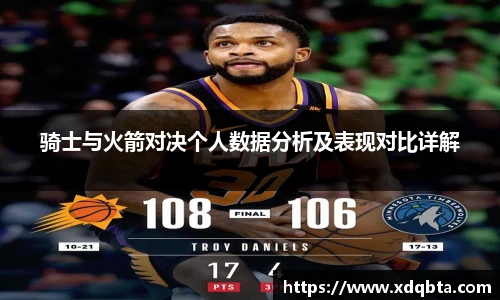 骑士与火箭对决个人数据分析及表现对比详解