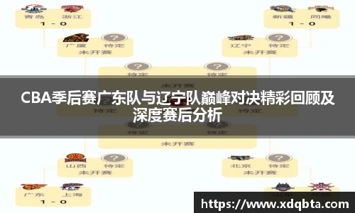 Bwin体育CBA季后赛广东队与辽宁队巅峰对决精彩回顾及深度赛后分析